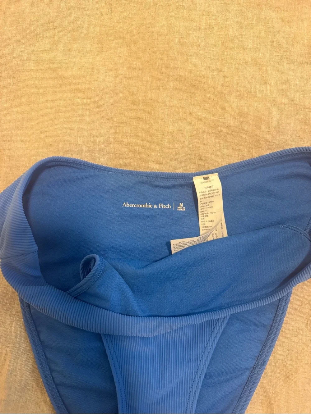 Abercrombie cobalt blue swim bottoms